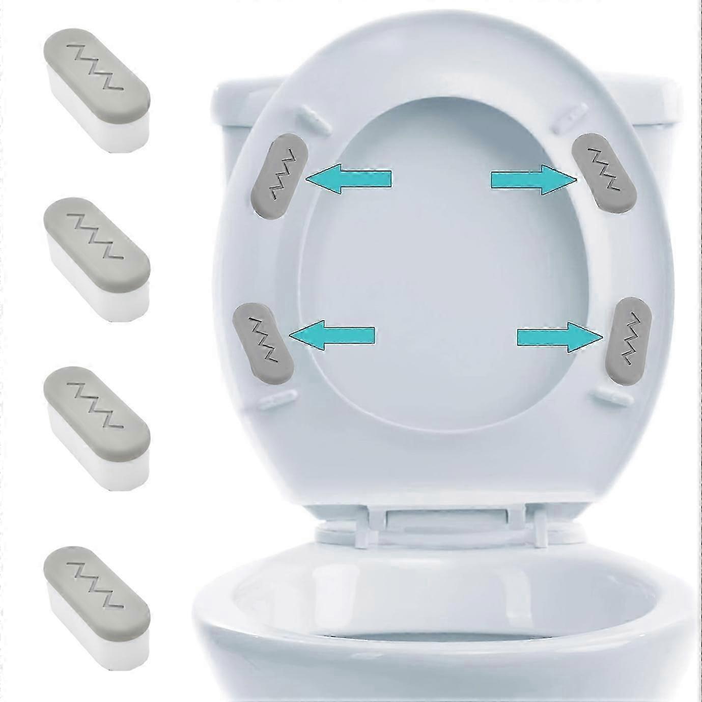 Toilet Seat Bumper, Bidet Seat Bumpers With Strong Buffer And Adhesive Function For Bidet Attachment