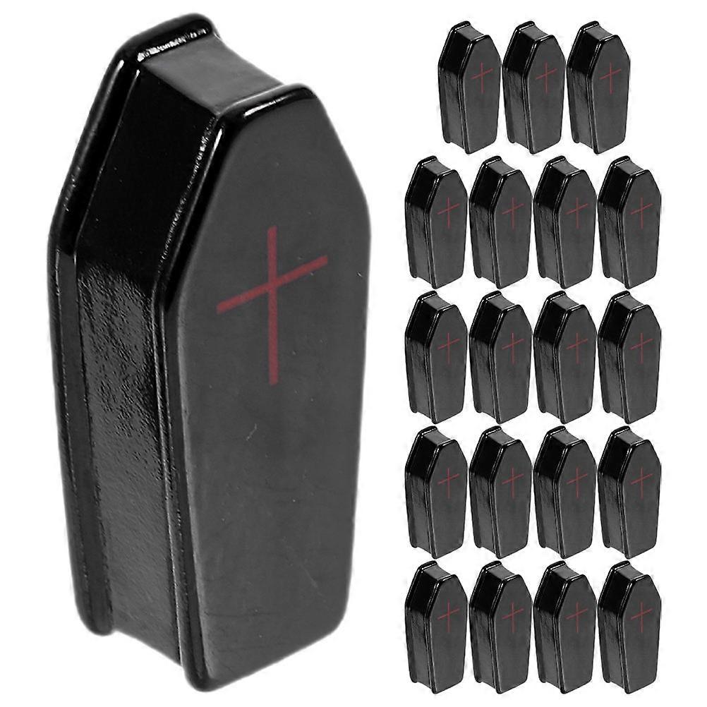 Halloween Miniature Coffin Simulation Coffin Decoration for 20Pcs Table Display