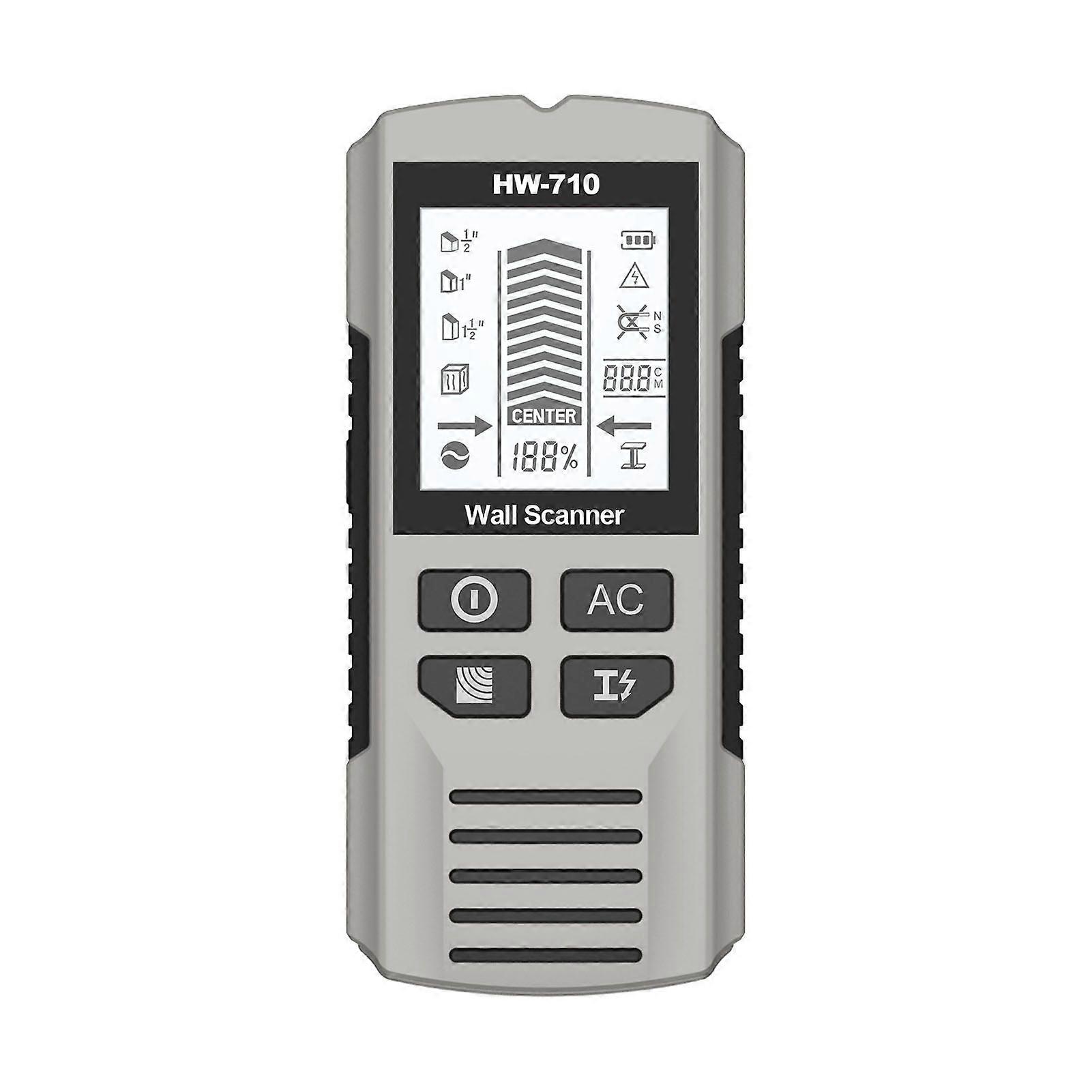 Mengxi Handheld Metal Wall Detector LCD Display High-Precision Multifunctional Battery Powered Portable Wire Pipe Power Scanner