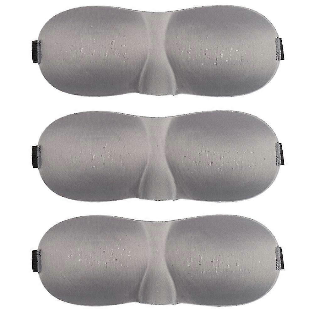 Sleep Mask Pack Of 3, Light Blocking 3d Eye Masks For Sleeping, Blindfold For  Side Sleeper
