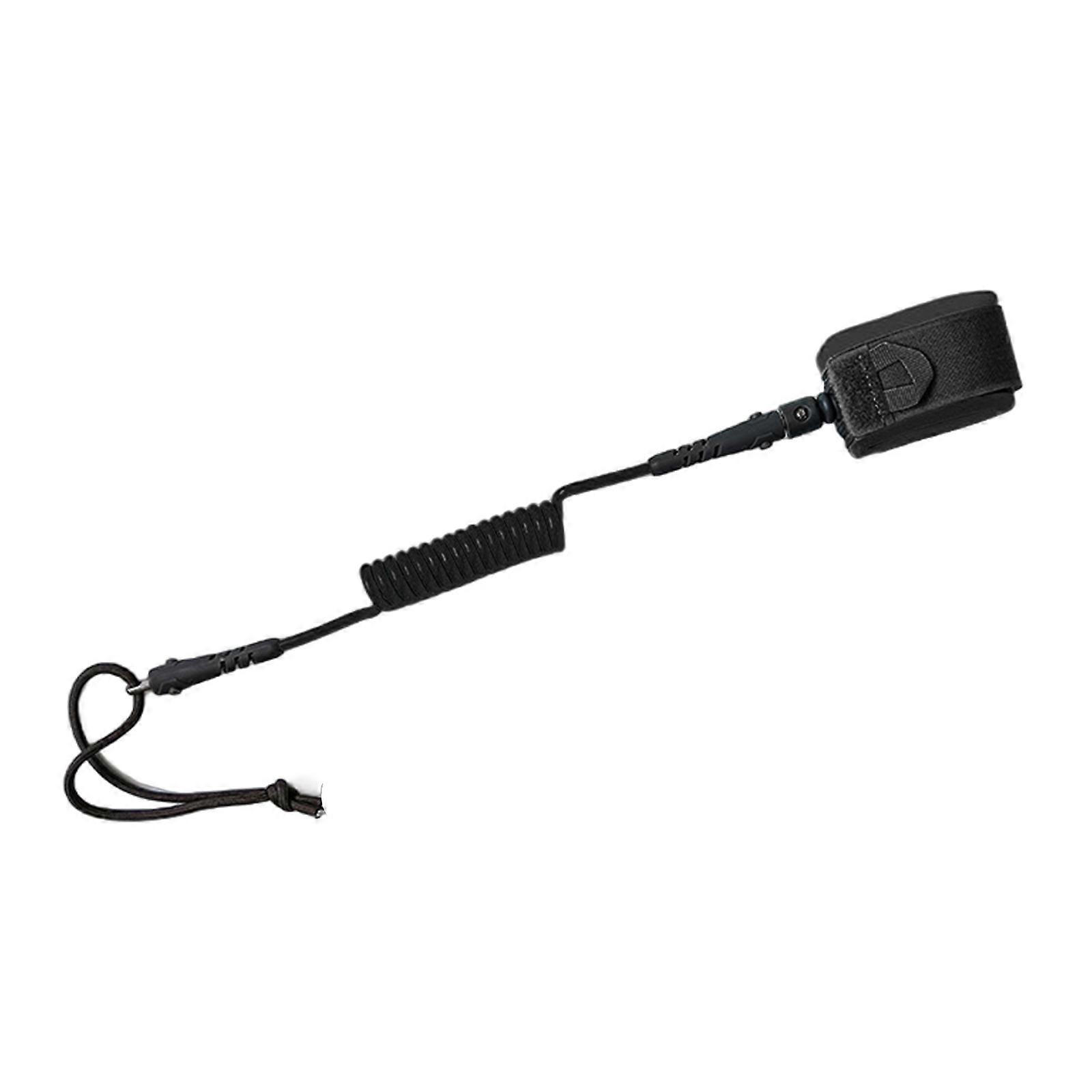 Safety String Rod Leashes Lanyards String Cord Elastics Surfboard Paddles Leashes Surfboard Paddles Leashes  Black