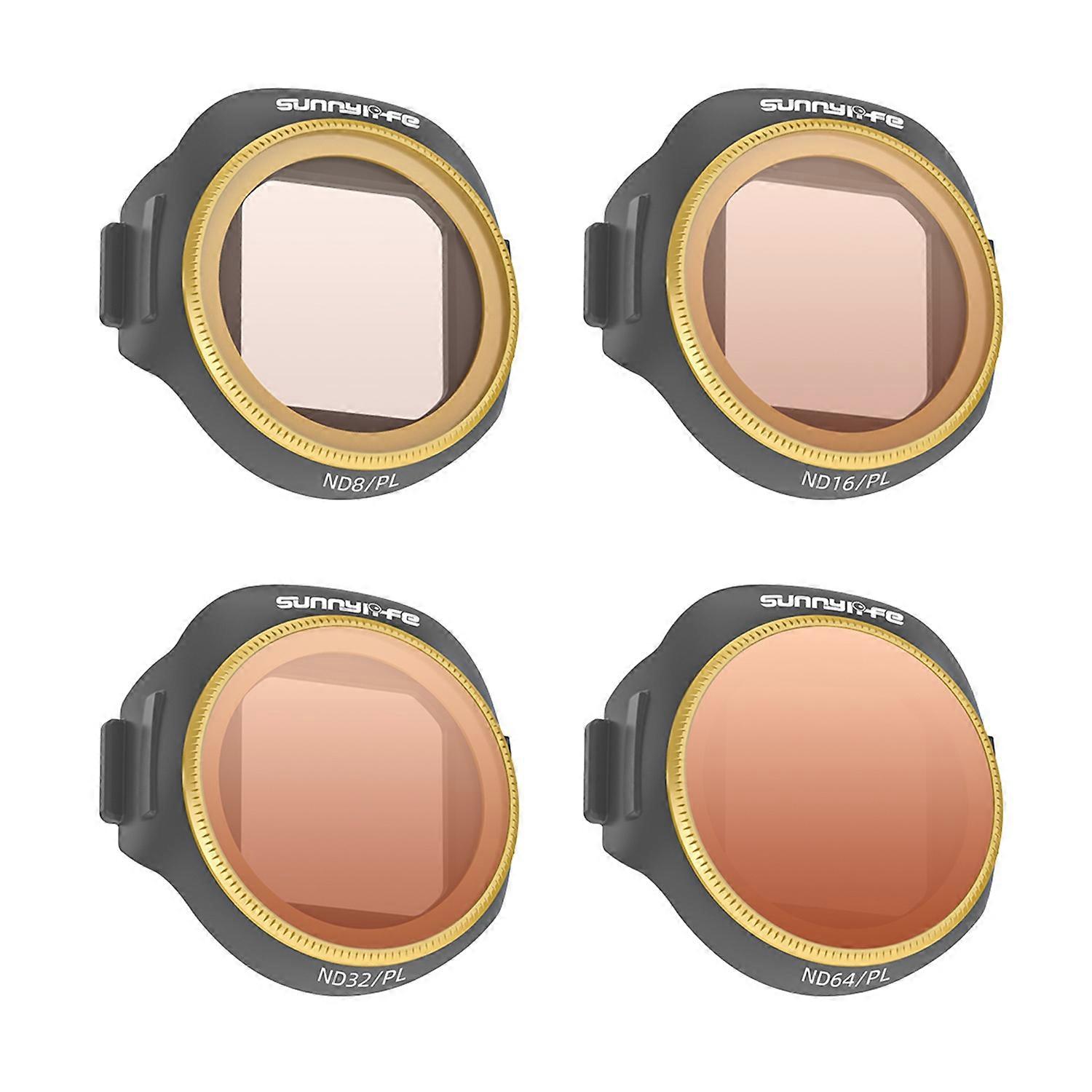 SUNNYLIFEN5P-FI097 4Pcs ND/PL Filter Set For DJI Mini 5 Pro RC Drone Camera Lens Filters ND8/PL+ND16