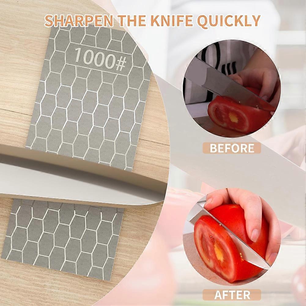 Diamond Whetstone Set, Sharpening Discs with Honeycomb Surface Plates, Coarse to Extra Fine 200/400/600/1000/2000 Grit