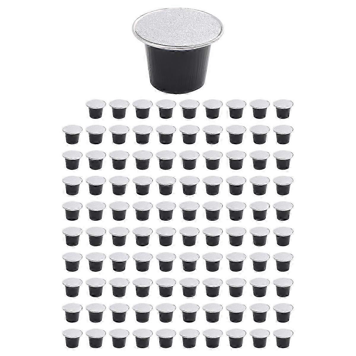 100 Sets Refillable Coffee Capsules Nespresso Pod for Nescafe Automatic Coffee Machine YC