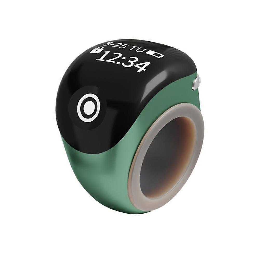 For Touch-Type App Counter Adjustable Ring 3 Sizes Smart Digital Display Silent Touch Key Type-C Charging 180-Degree Rotatable Screen