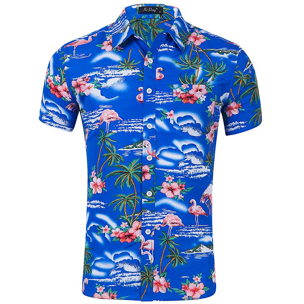 Men's Regular-fit Short-Sleeve Print Shirt