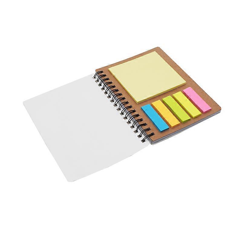 10pcs/Lot A6 PET cover Spiral coils note pad Notebook Sublimation blank Notebook with color sticky note pad