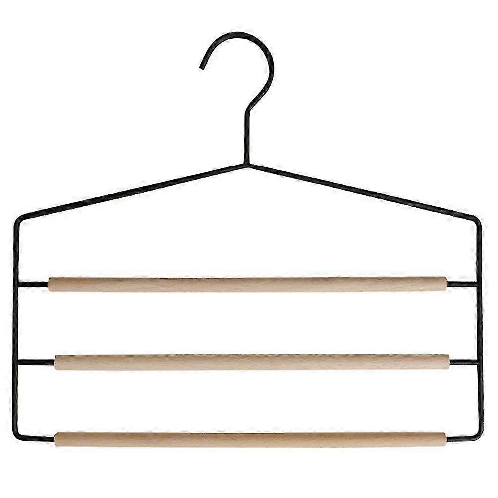 Pants Hanger Trousers Hanger Multi-layer Pants Hanger Space Saving 3-tier Hanger