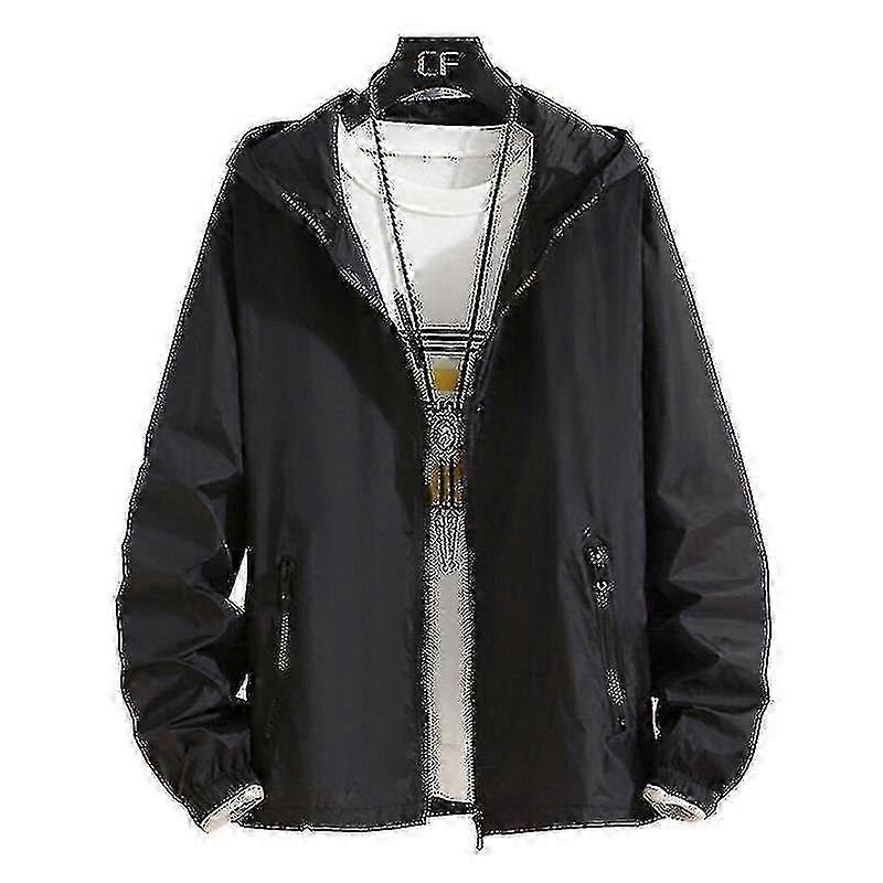 Quick dry jacket for men in plus sizes 8XL 7XL 6XL lightweight windbreaker