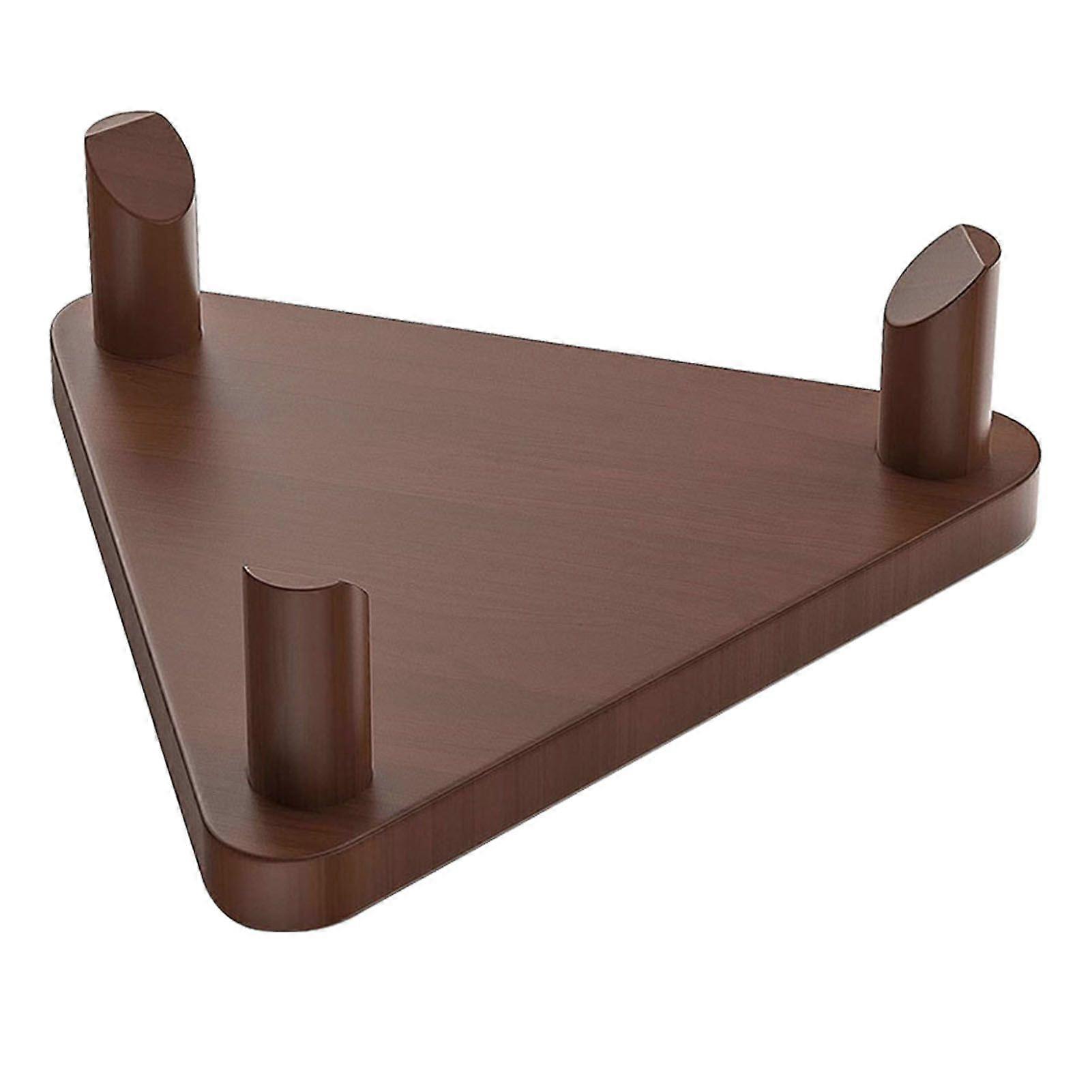 Jikaix Basketball Soccer Football Display Stand Solid Walnut Triangle Ball Display Stand Multifunctional Sports Collector