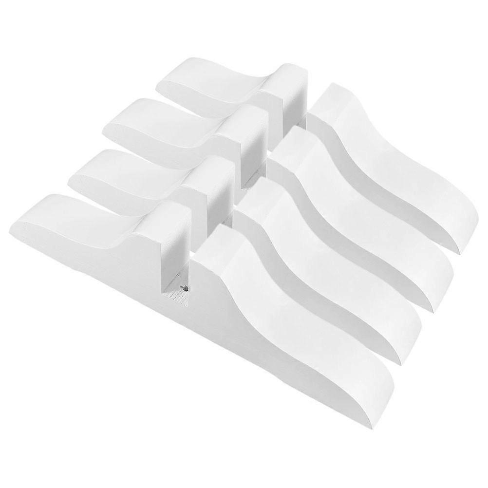 Partition Support Wood Room Divider Stand Base for 4Pcs Stability