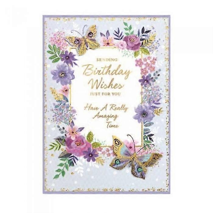 Simon Elvin Have A Really Amazing Time Birthday Greetings Card (Pack of 6)