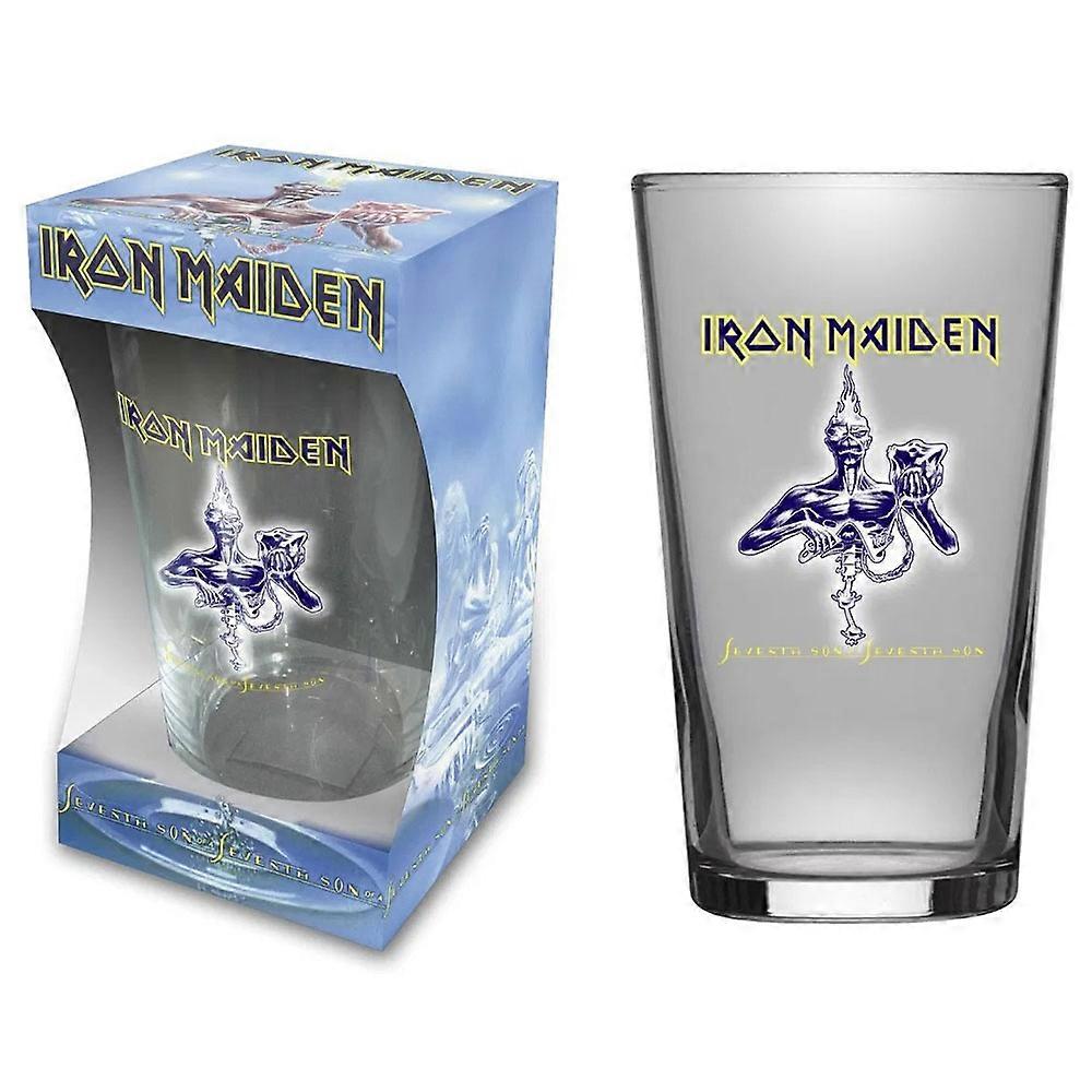 Iron Maiden Pint Glass Seventh Son Boxed