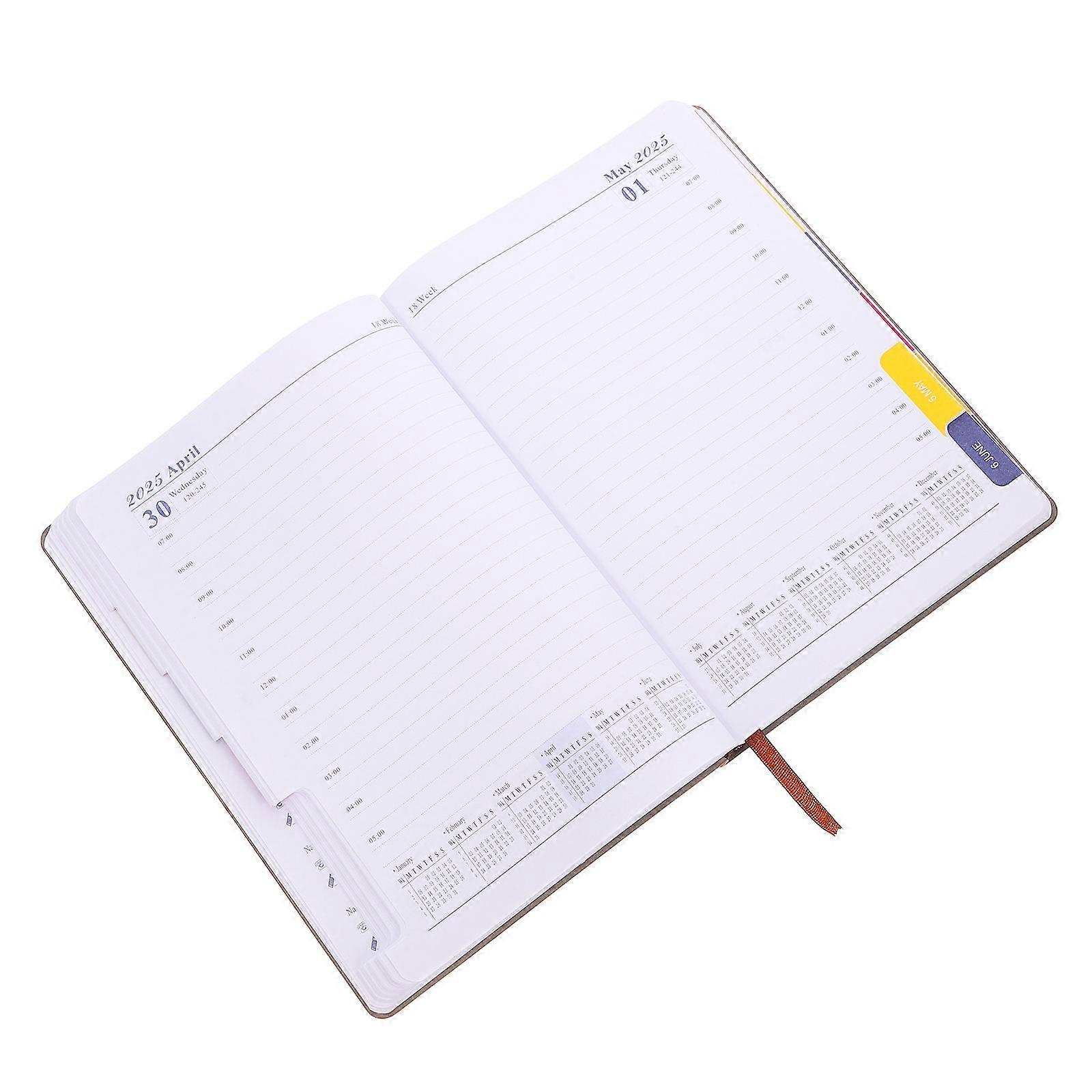 Planner Journal Notepad for Daily Planning Office Work Mini Notepad Coffee