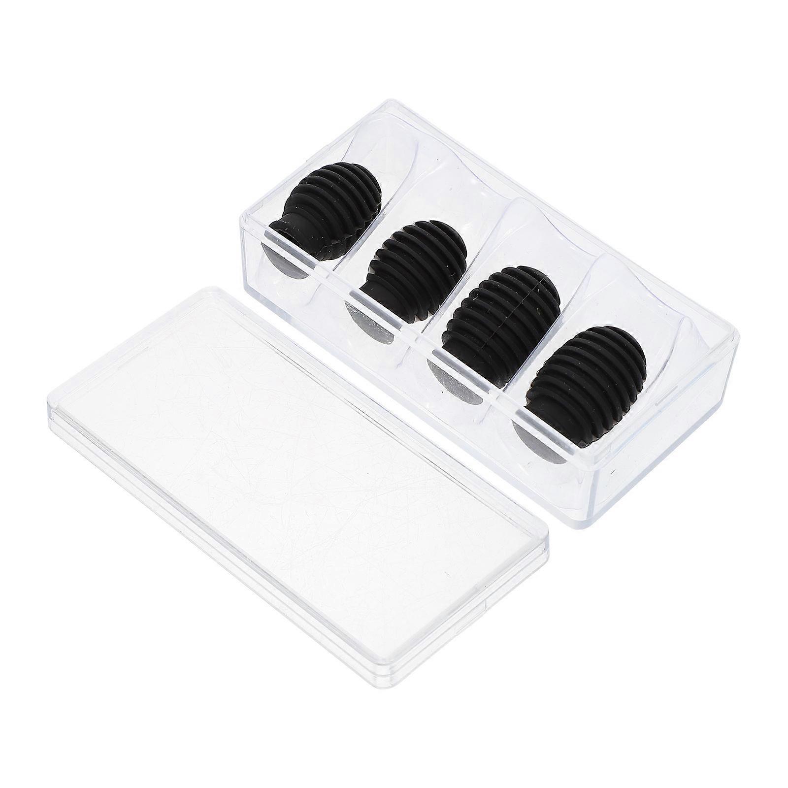 Silent Drumstick Caps Silicone Drum Stick Protectors for Practice 1Set