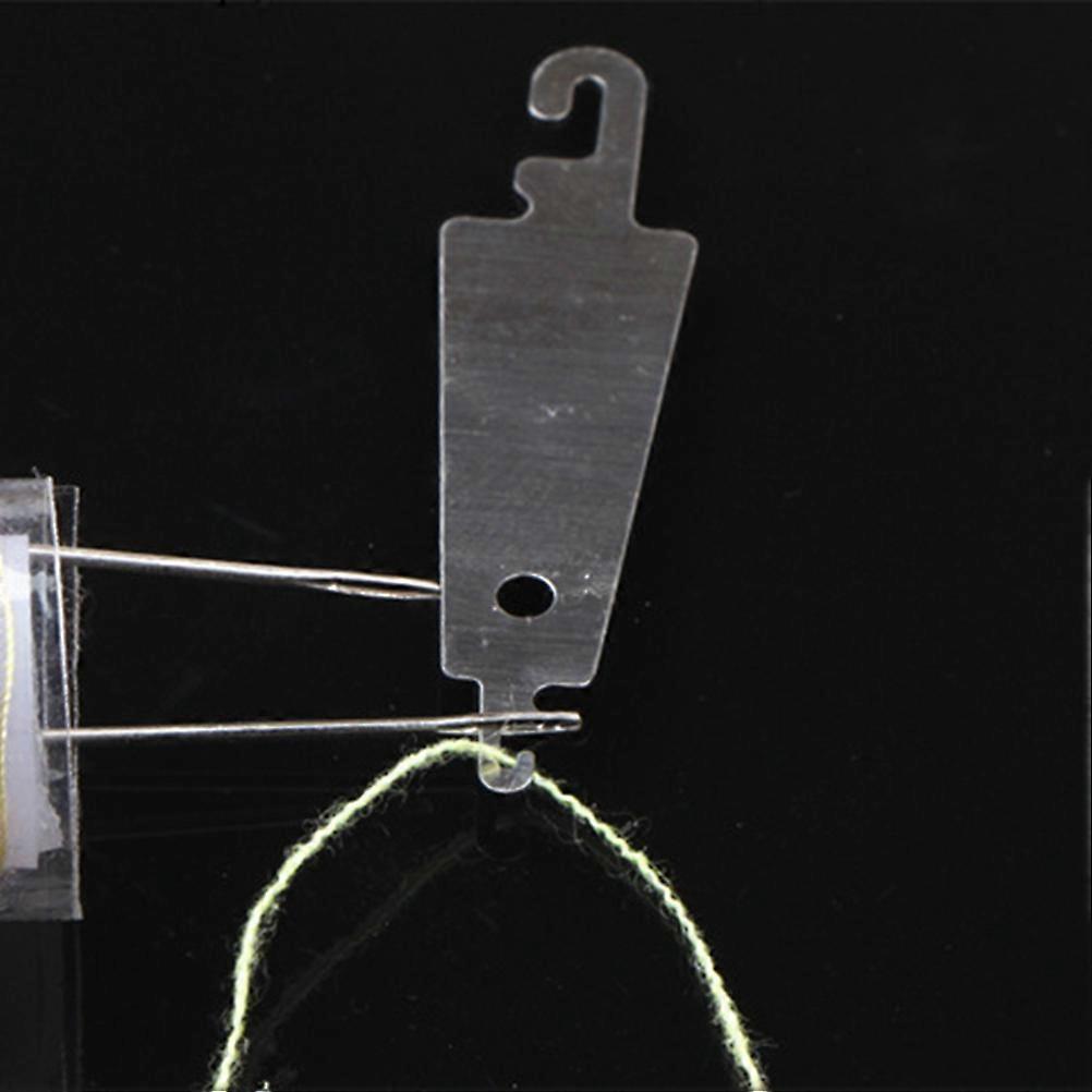 30pcs Stainless Steel Needle Threader Umbrella Shape For Sewing Cross Stitch Hand Machine Durable Threader Tool Wire Loop Self