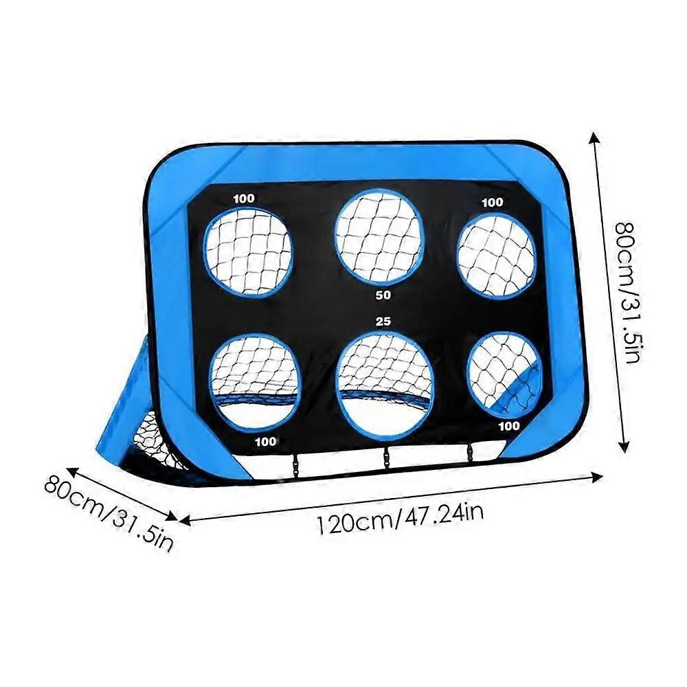 Portable Soccer Net 4-in-1 Portable Soccer Goal Target Detachable Scoring Target Cloth Soccer Goal Net For Kids Youth