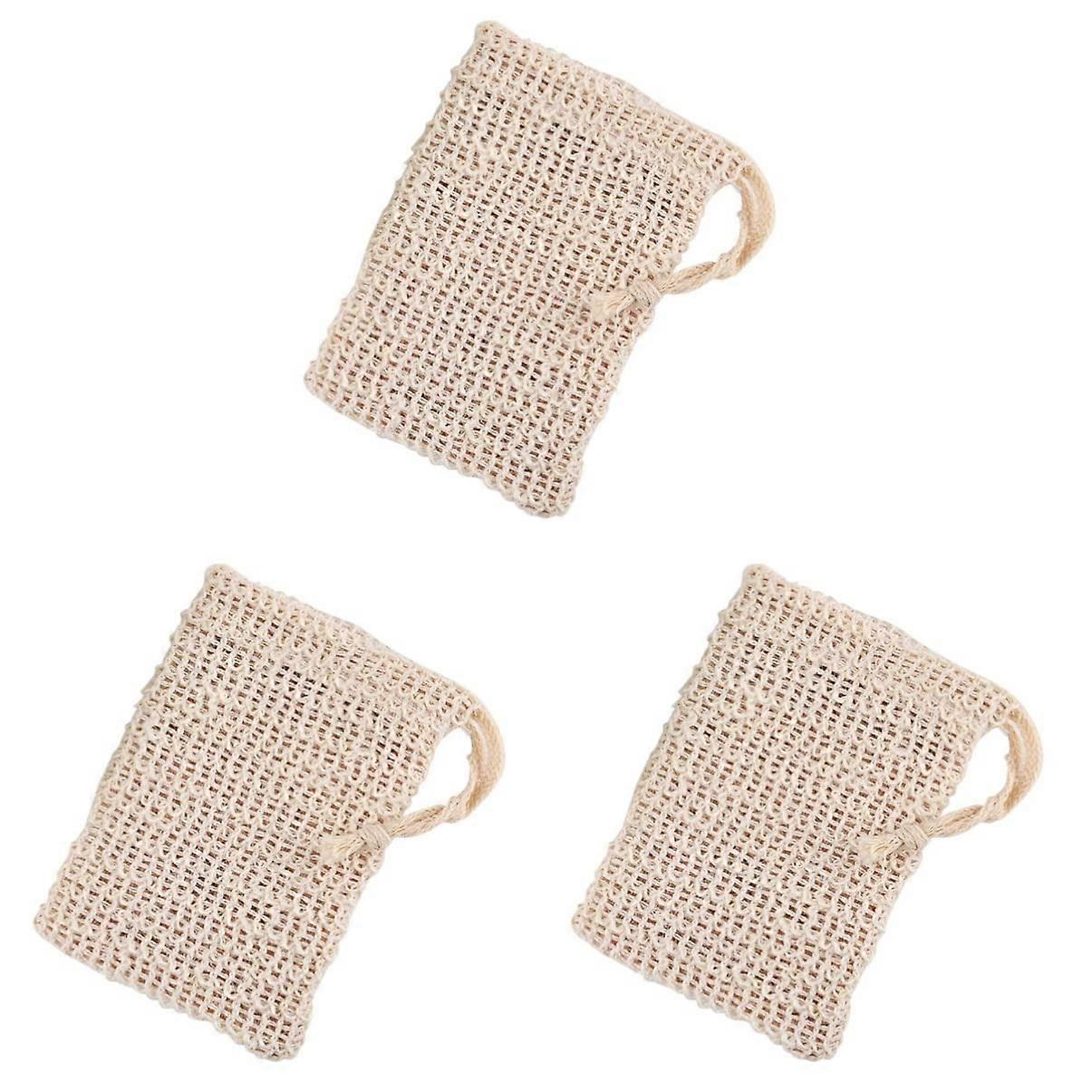 15pcs Mesh Soap Saver Bag with Drawstring Closure, Exfoliating Soap Pouch for Shower and Bath
