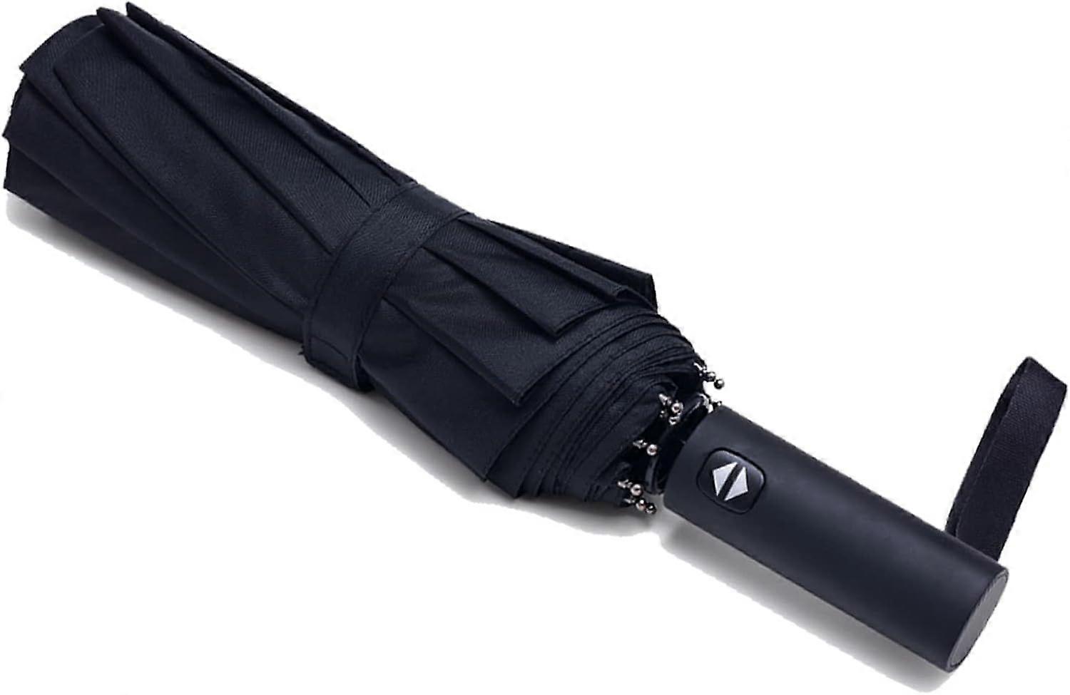 Travel Essentials Umbrella Windproof Compact Collapsible Light, Automatic, Strong and Port
