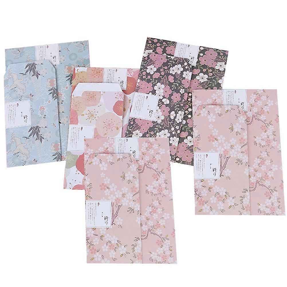 Stationary Envelope Set A5 Flower Printing for Writing Use 135Pcs