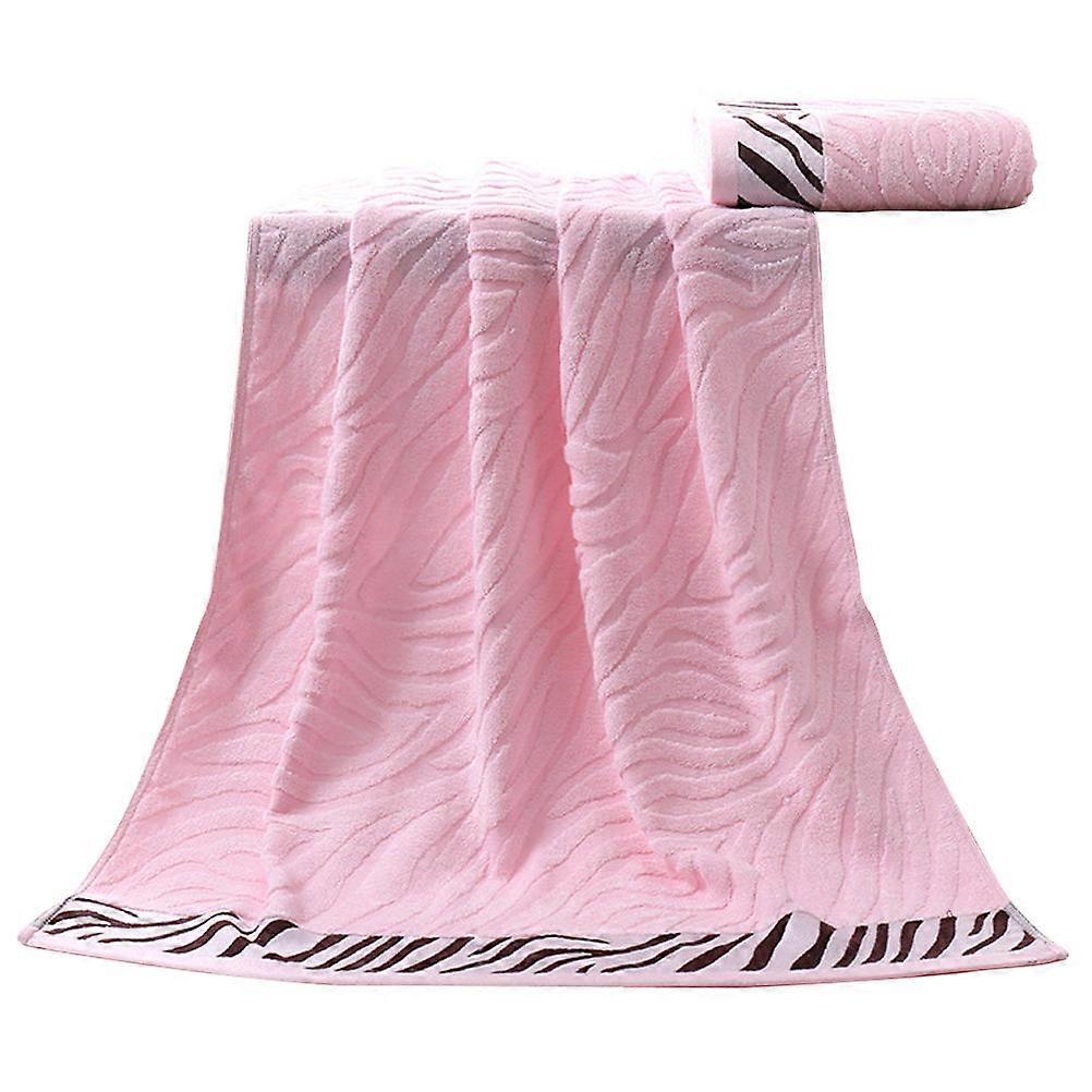 Bamboo Fiber Bath Towel Tiger Pattern for Bathing Use Comfortable