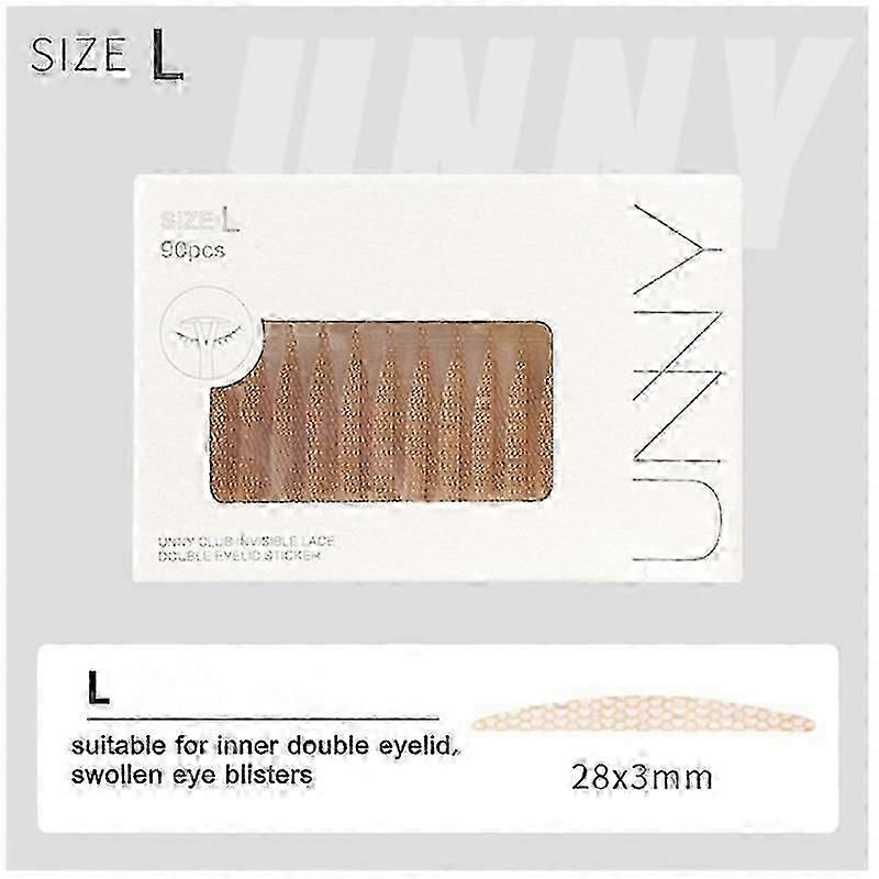 U N N Y Eyelid Tape Sticker Invisible Double Fold Eyelid Paste Beige Stripe Self-adhesive Natural Eye Tape Makeup Tool