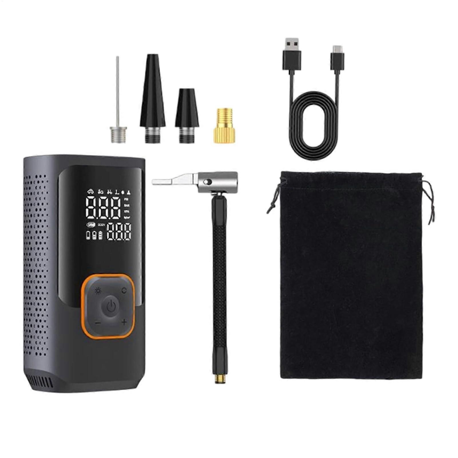 Portable Tire Inflator with Auto Shutoff, Fast Car Air Pump for Cars Bikes and Inflatables