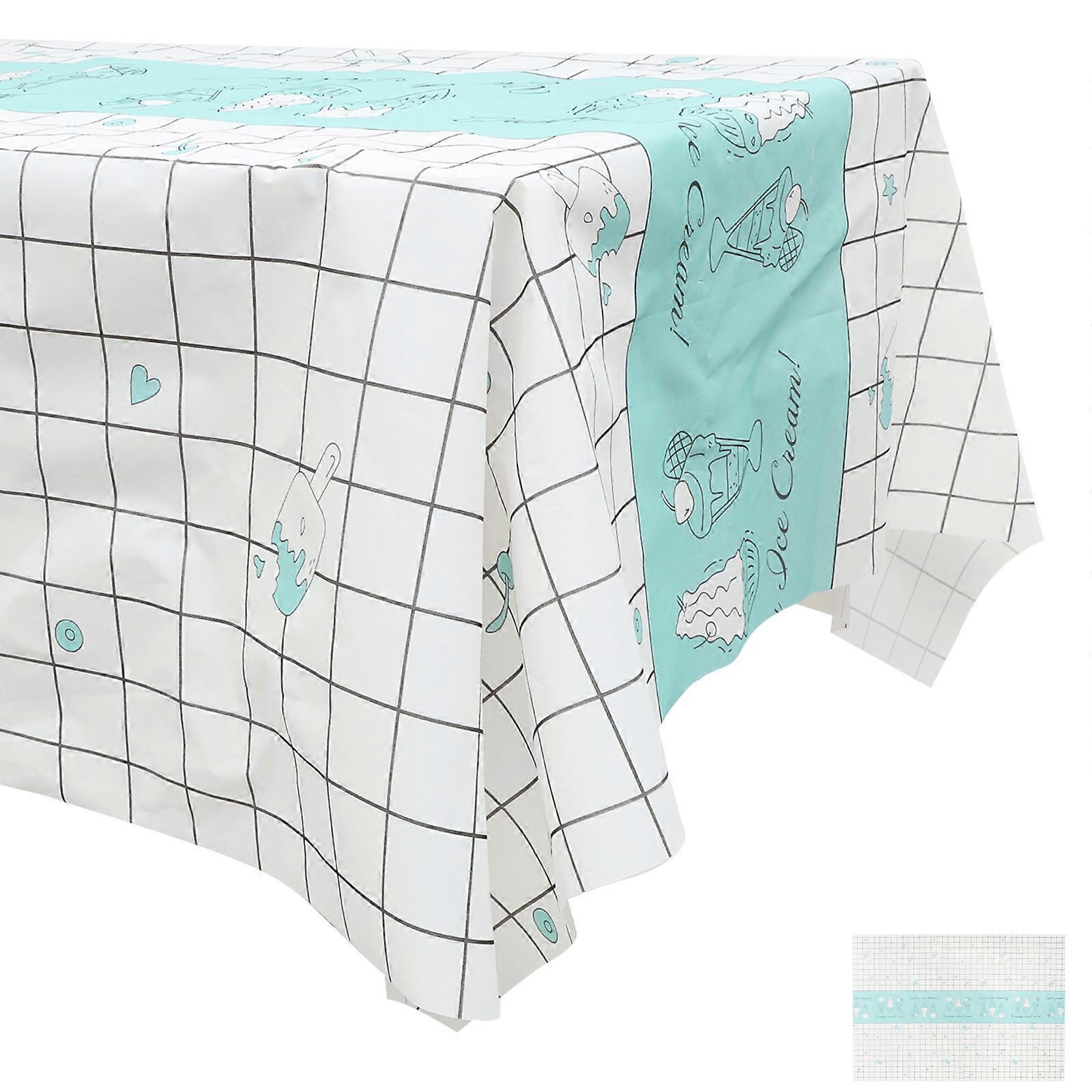 5Pcs Household Rectangular Table Cover Suitable For Party Garden Office Use Protective Wear-Resistant