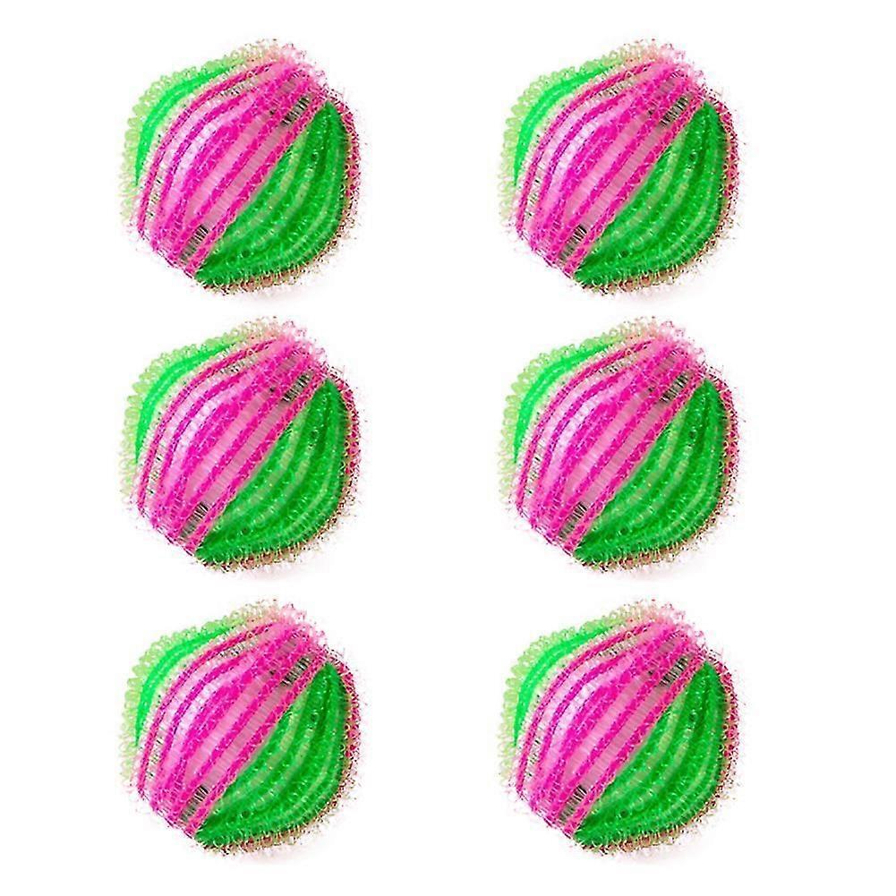 6pcs Reusable Laundry Washing Machine Tumble Decontamination Cleaning Balls