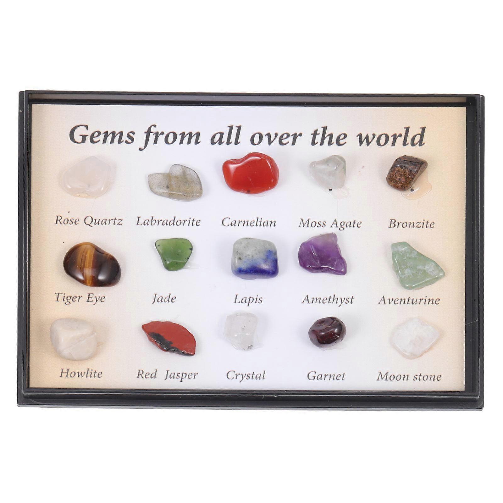 Mini Gemstone Natural Stone Specimen for Decorative Use 1Set