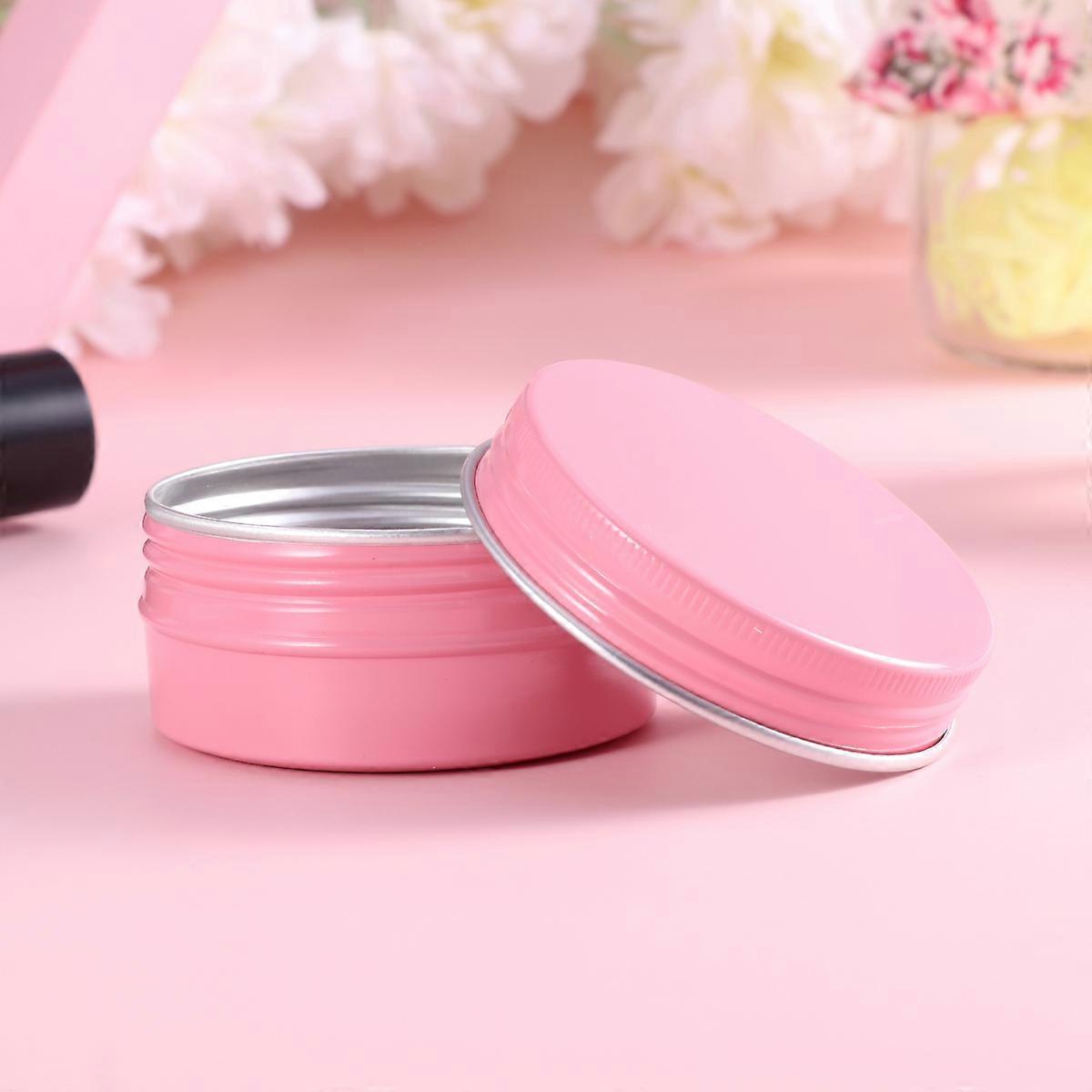 Make Up Sample Pots Aluminium Storage Boxes Refillable Makeup Cases For Travel 50ml 12Pcs