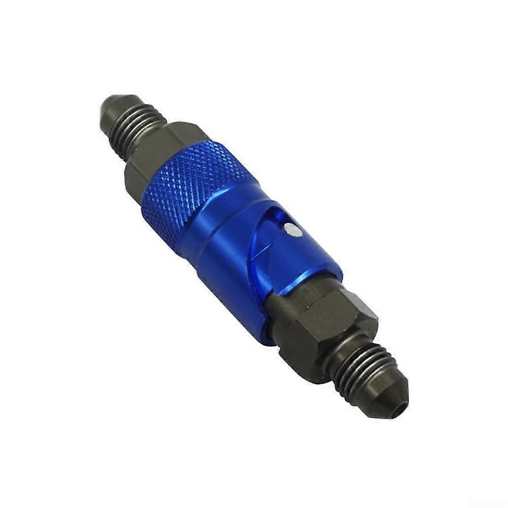Motorcycle Brake Fitting CNC Aluminum AN3 Quick Disconnect Coupling LeakProof Lightweight Azure