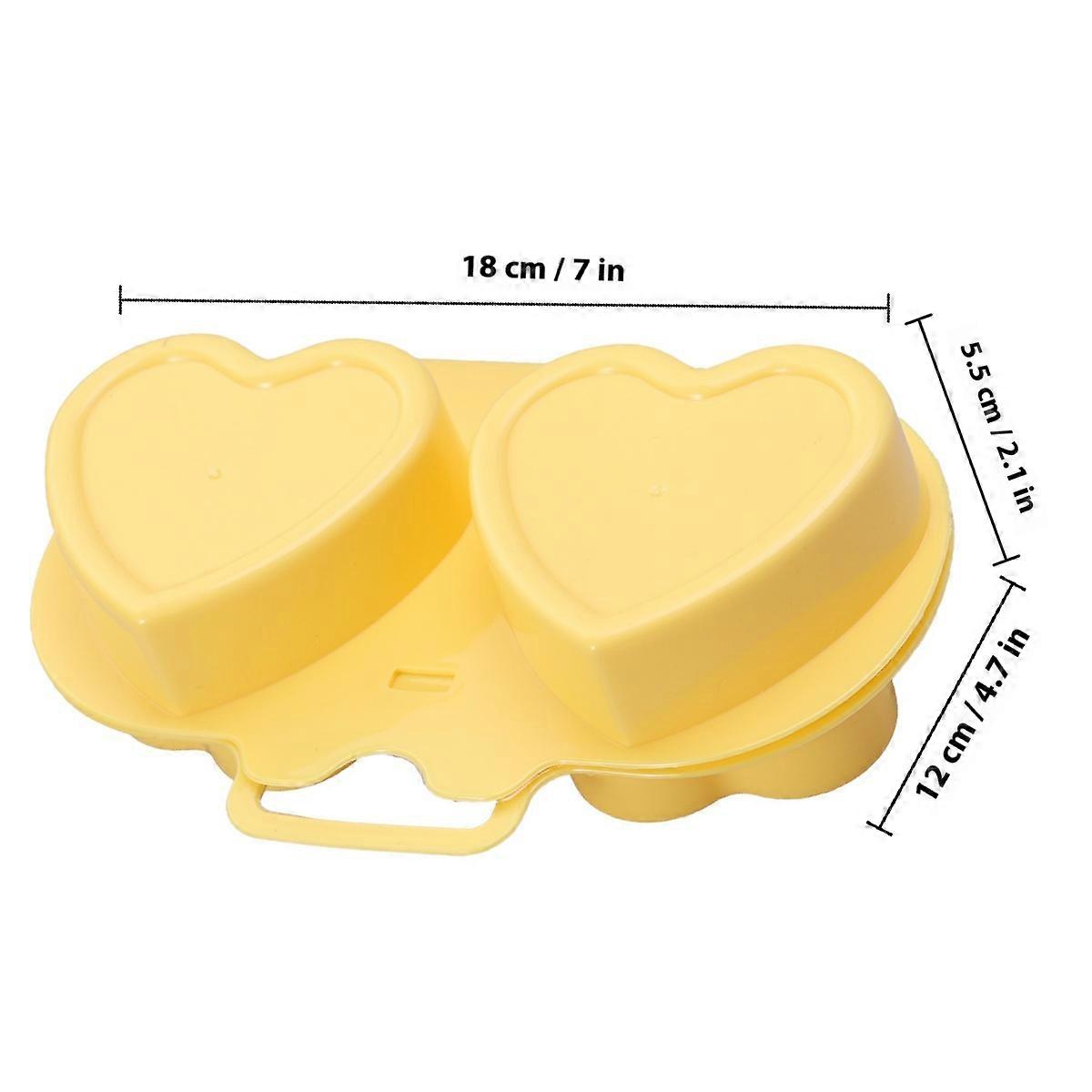 Egg Cooker Microwave Egg Steamer Heart Flower Shaped