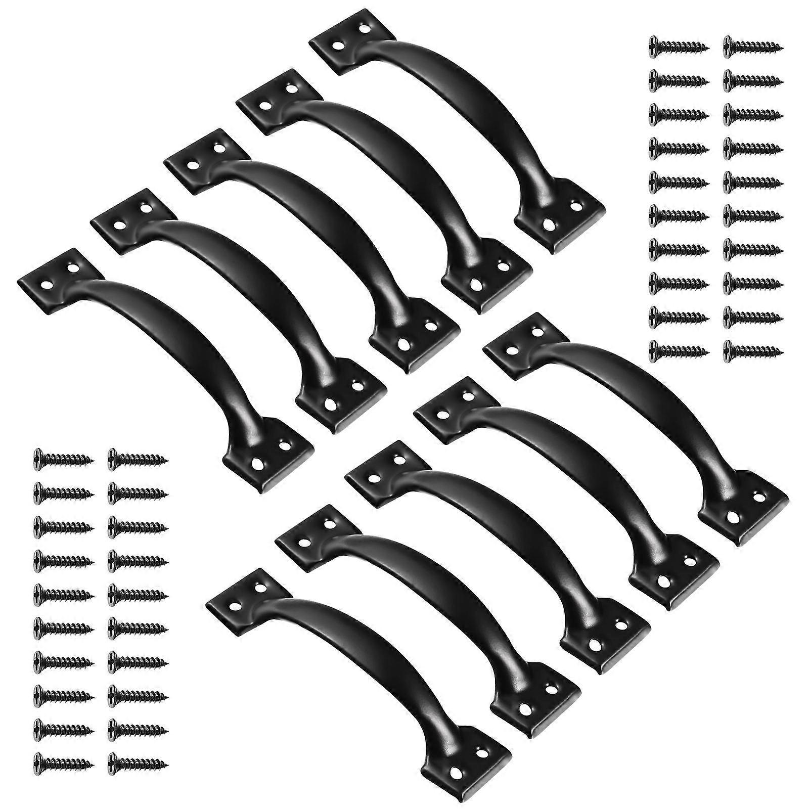 Iron Wardrobe Handles Cabinet Pulls Solid Home Door Pull Knobs 60Pcs Set