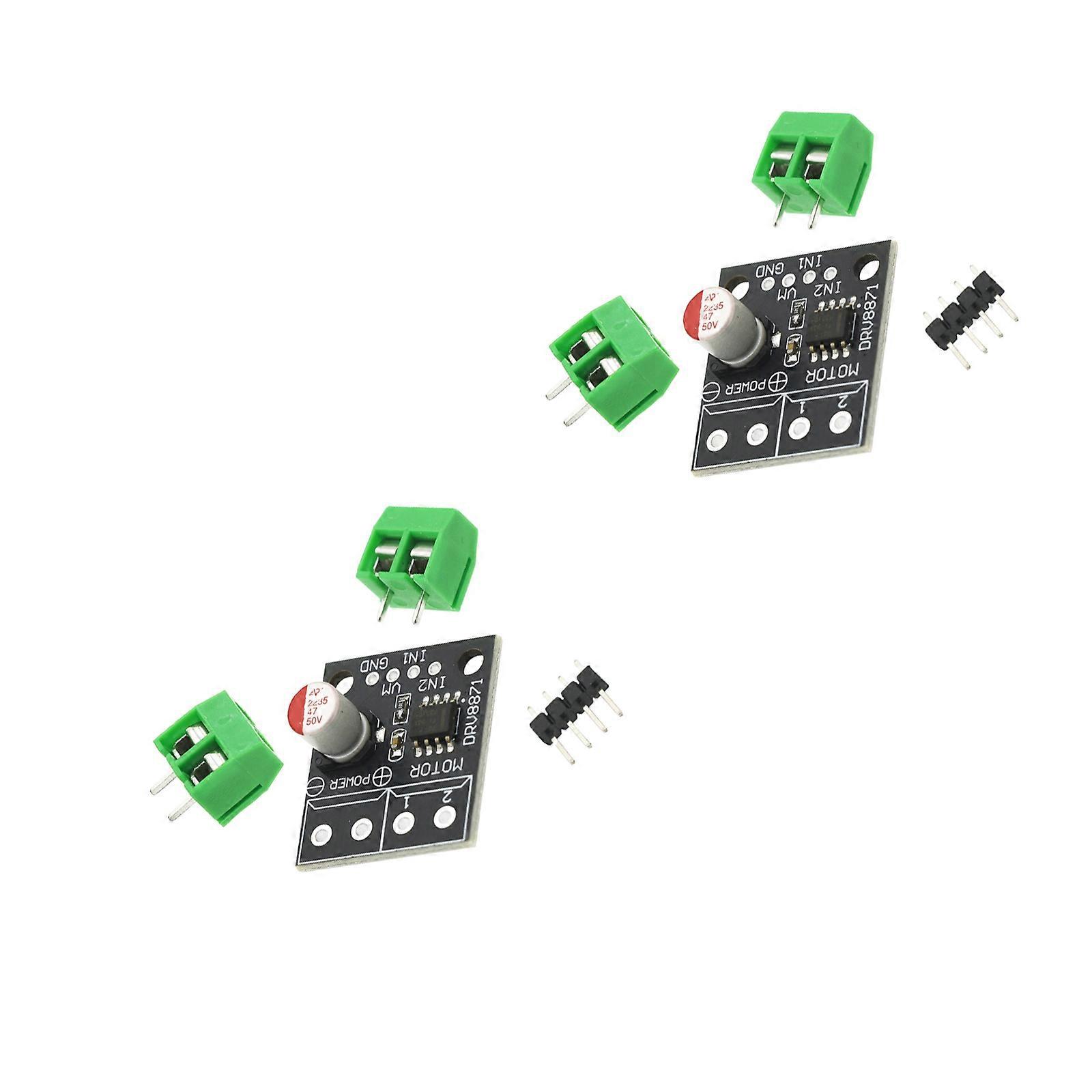 High Current H Bridge Brushed Direct Current Motor Driver Break Out Board with PWM Function Forward Reverse Capability 6.5V to 45V Multicolor