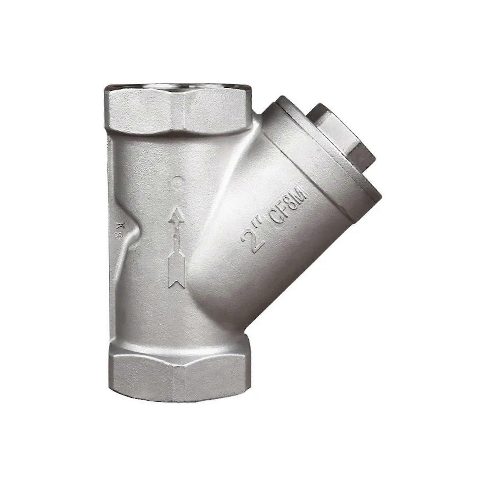 BSP Female Thread Inline Y Strainer Valve for Water, Brass Pipe Fitting Connector 1/2'