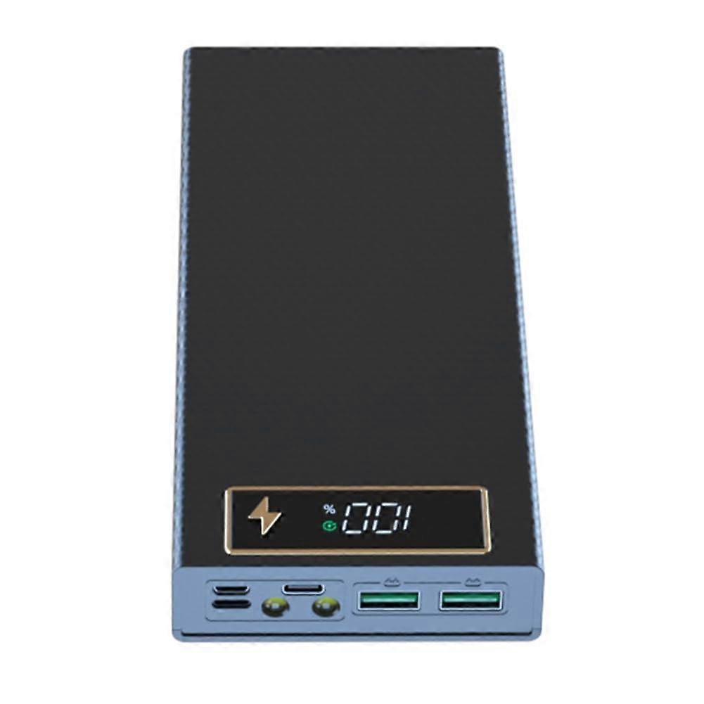 Quick Charge 8x18650 Power Bank Case with Fast Wireless Charging Detachable DIY Battery Shell