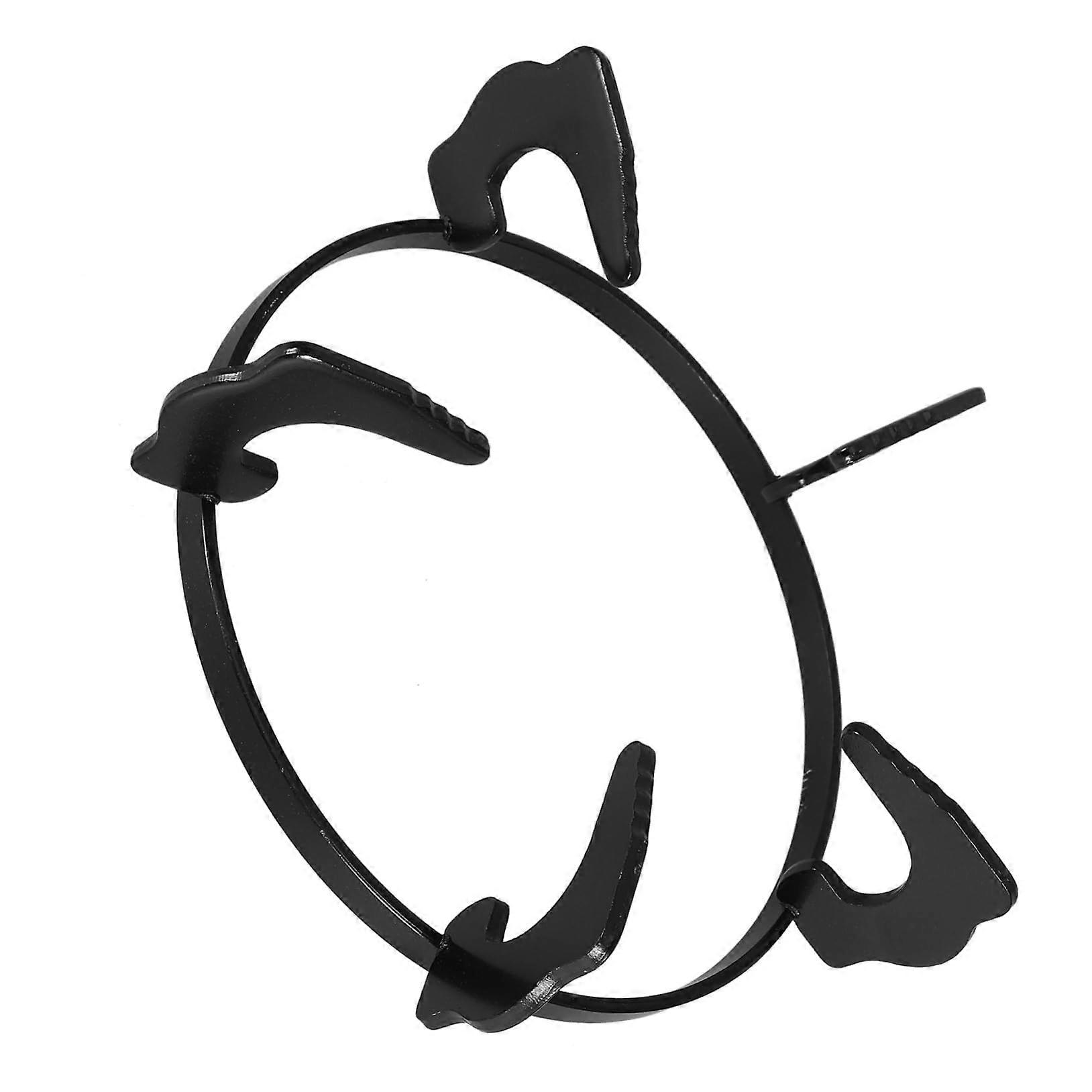 Gas Stove Wok Ring Cast Iron Pan Support NonSlip Rectangular Stand for Gas Cooker