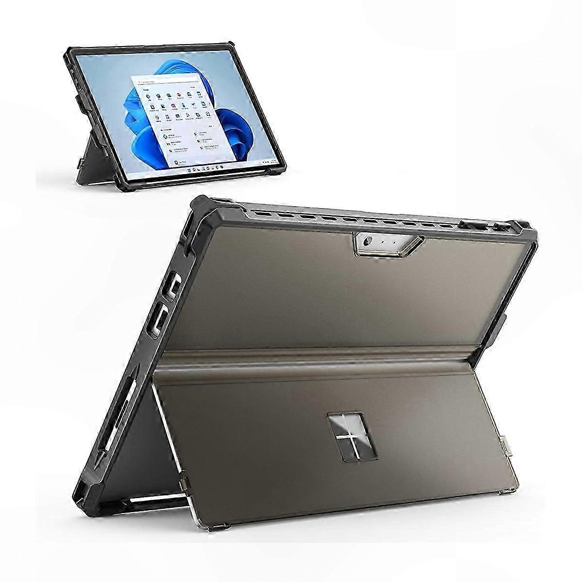 Shockproof Folio Case for 12.3" Tablets, Protective Hard Shell Cover with Stand Function for Various Models