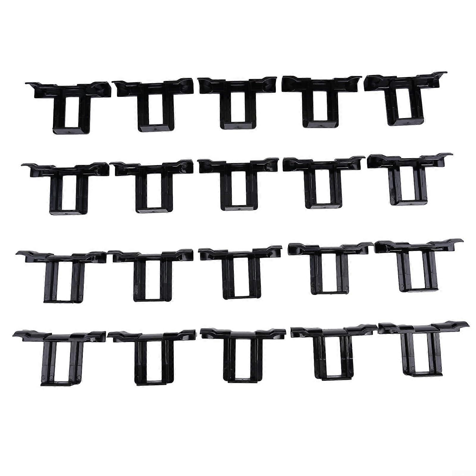 20Pcs Solar Panel Clips for 30mm Frame, UV Resistant Drainage and Cleaning PV Module Clips