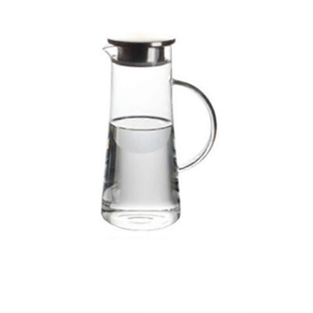 Glass Water Kettle Large Capacity  Temperature Resistant Pitcher with Dual Spout for Home