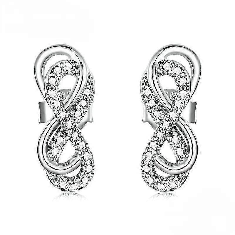 925 sterling silver double infinity symbol lady