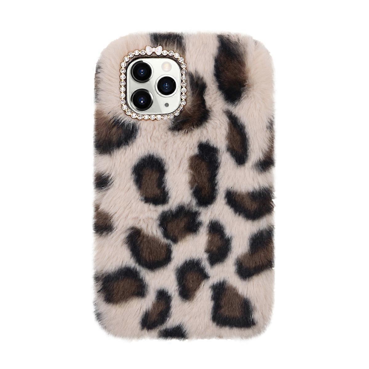 Plush Phone Cover Softer Case Compatible for Iphone 11 2Pcs Beige