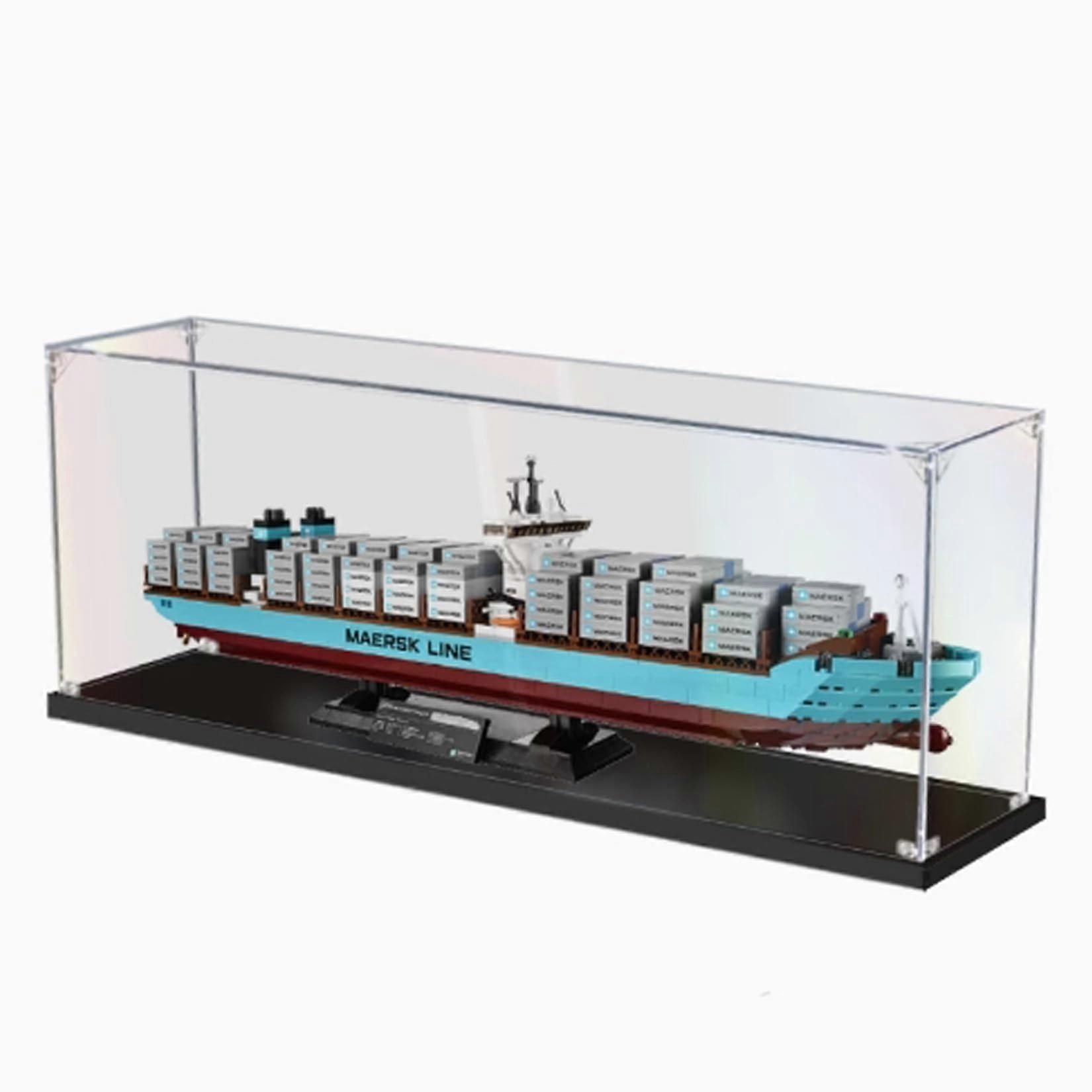 Acrylic Display Case for  10241 Cargo , Transparent Dustproof Box with Clear Visibility