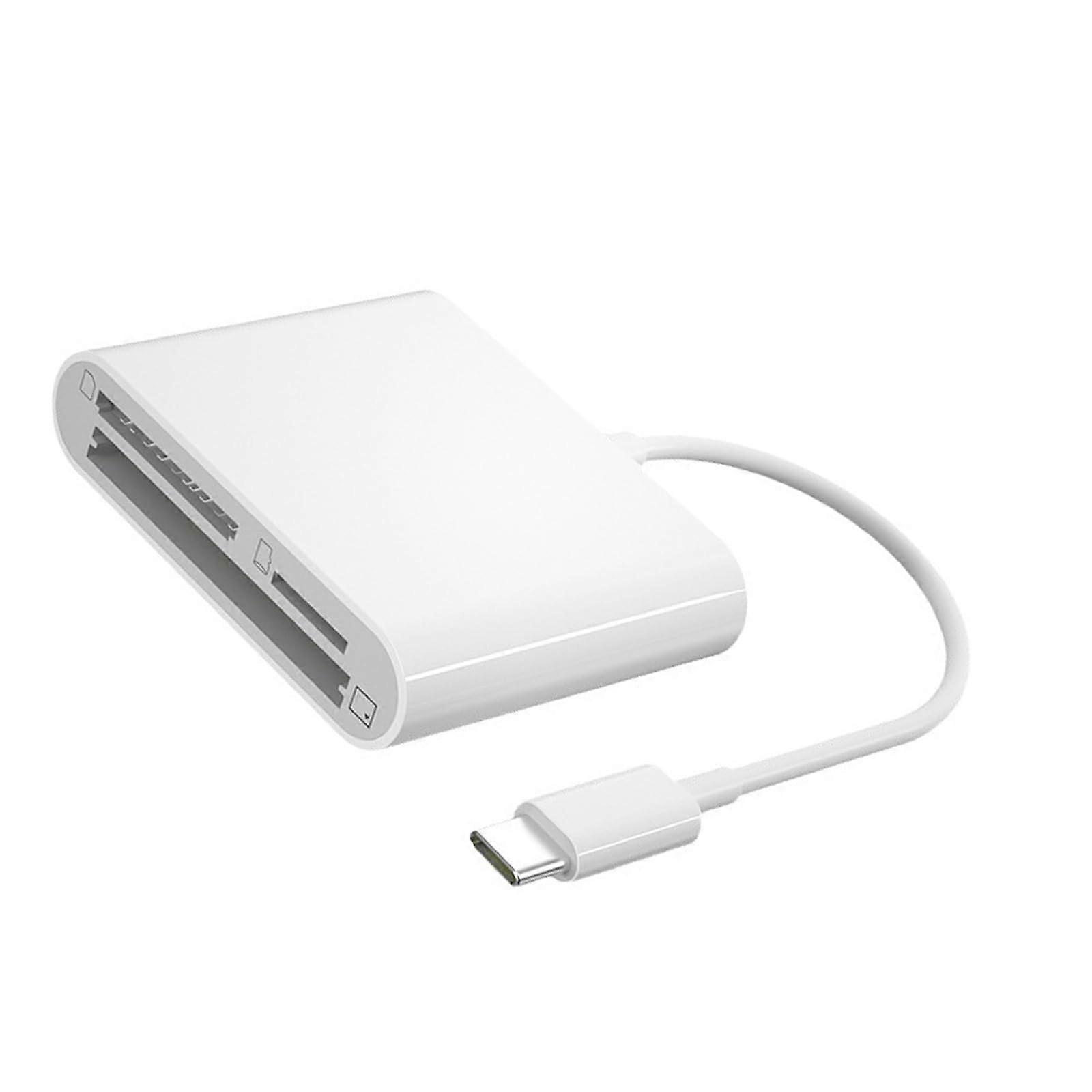 USB C Triple Slot Card Reader with Speed Data Transfer for PC Mobile Camera Laptop