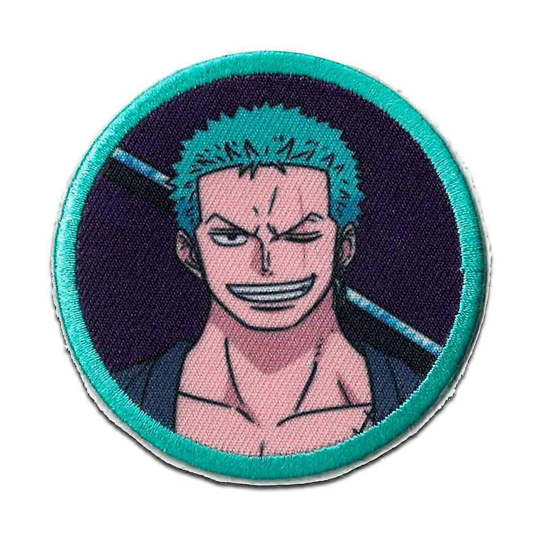 One Piece Roronoa Zoro - Patch, Iron-on Transfer, Size: 6.5 x 6.5 cm