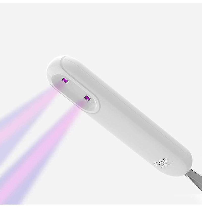Uvc Sterilization Lamp Portable, With 2 Led Beads, Rechargeable