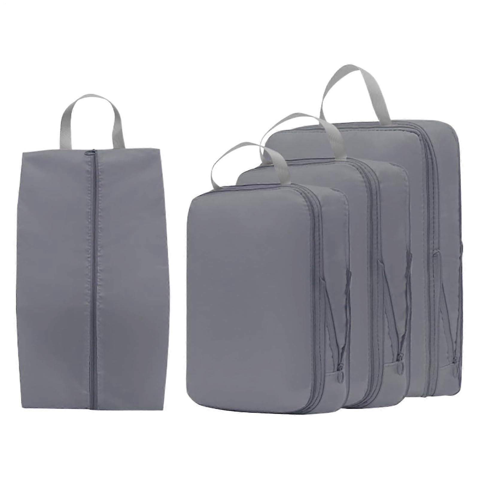 Waterproof Compression Packing Cubes Set for Travel Luggage Organizer with Durable Compact Design