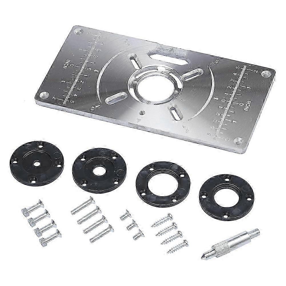 Router Table Insert Plate, DIY Router Table Insert Plate for Woodworking Benches,Table Top Insert Mounting Plate