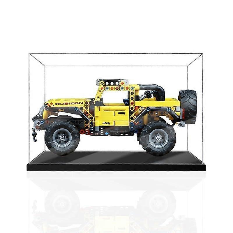 Acrylic Display Case Dustproof Clear Showcase 2mm Thick for  42122 Jeep Wrangler